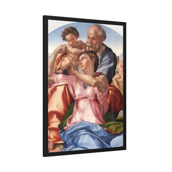 93830-337.jpg Doni Tondo by Michelangelo Buonarroti Framed Poster