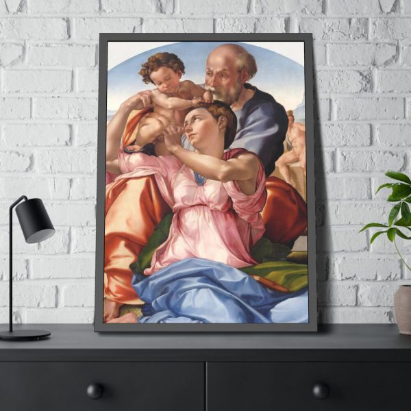 93830-339.jpg Doni Tondo by Michelangelo Buonarroti Framed Poster