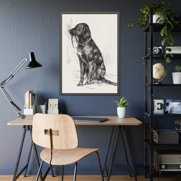 93830-34.jpg Aldrich's Dog by John Davis Hatch Framed Poster