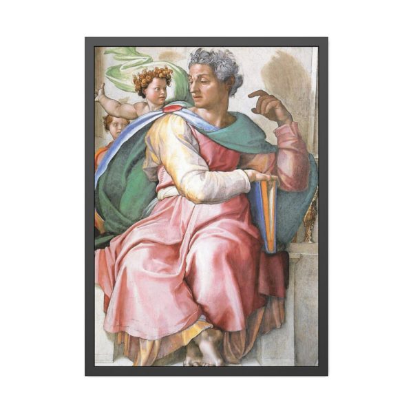 93830-348.jpg Isaiah by Michelangelo Buonarroti Framed Poster