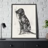 93830-35.jpg Aldrich's Dog by John Davis Hatch Framed Poster