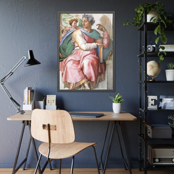 93830-350.jpg Isaiah by Michelangelo Buonarroti Framed Poster