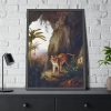 93830-355.jpg Tiger in a Cave by Jacques by Laurent Agasse Framed Poster