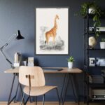 Giraffe (Giraffa Camelopardalis) Framed Poster - Image 3