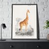 Giraffe (Giraffa Camelopardalis) Framed Poster