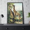93830-383.jpg Giraffe from Johnson's Household Book of Nature by John Karst Framed Poster