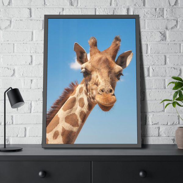 93830-403.jpg Giraffe Cameloparadalis Fauna Framed Poster