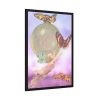 93830-405.jpg Vintage Angel Butterflies Cherub Framed Poster