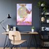 93830-406.jpg Vintage Angel Butterflies Cherub Framed Poster