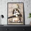 93830-43.jpg Puppy by L. Prang & Co Framed Poster