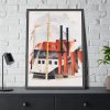 93830-47.jpg Piano Mover's Holiday by Charles Demuth Framed Poster