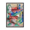 Landscape with Animals by Franz Marc Framed Poster