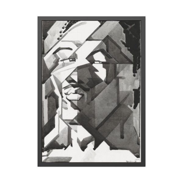 93830-64.jpg Self-Portrait Drawing by Reijer Stolk Framed Poster