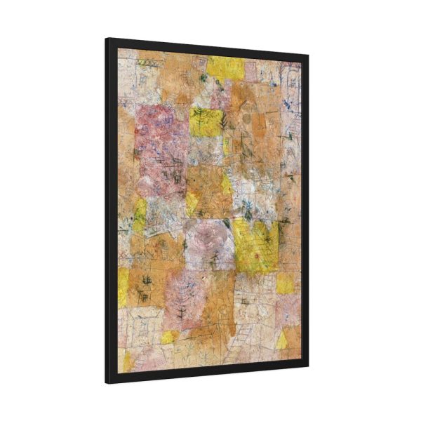 Suburban Idyll by Paul Klee Framed Poster