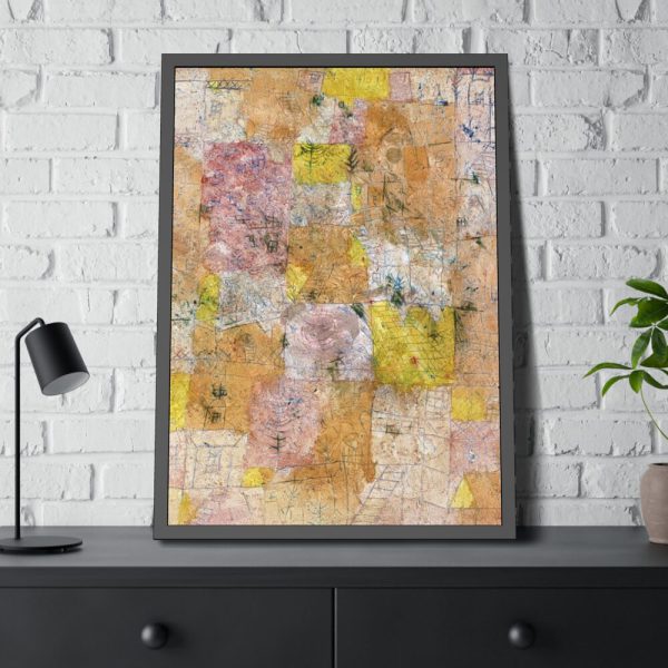 Suburban Idyll by Paul Klee Framed Poster