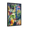 The Little Mountain Goats by Franz Marc Framed Poster