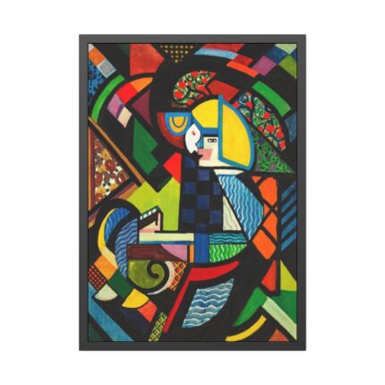 Daughter in a Rocker by Henry Lyman Sayen Framed Poster