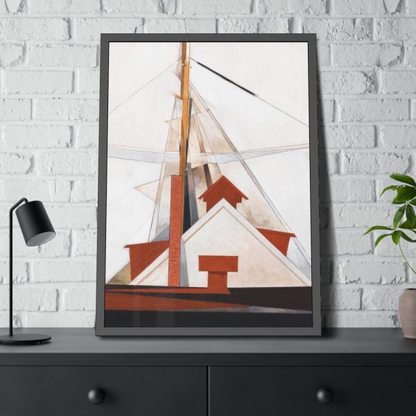 Masts by Charles Demuth Framed Poster