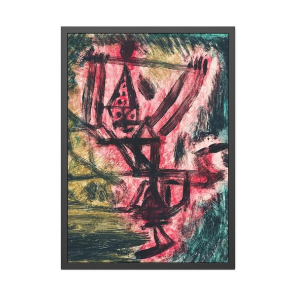 93830-84.jpg Fire Clown by Paul Klee Framed Poster