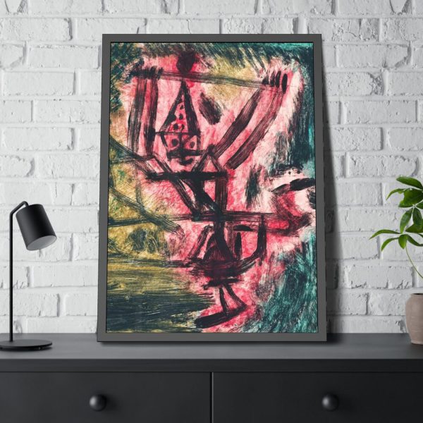 93830-87.jpg Fire Clown by Paul Klee Framed Poster