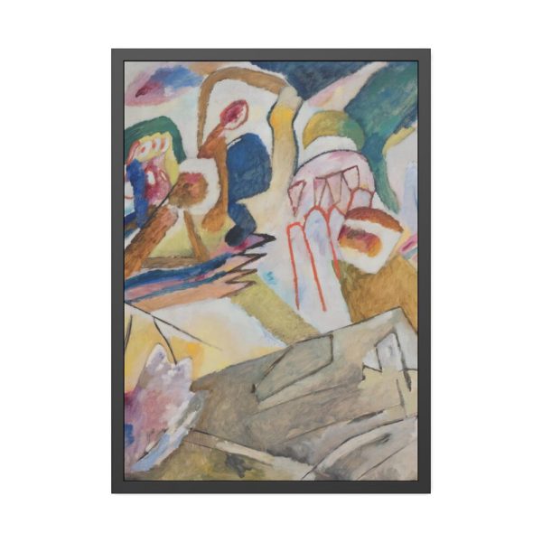 93830-96.jpg Improvisation 18 by Wassily Kandinsky Framed Poster