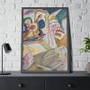 93830-99.jpg Improvisation 18 by Wassily Kandinsky Framed Poster