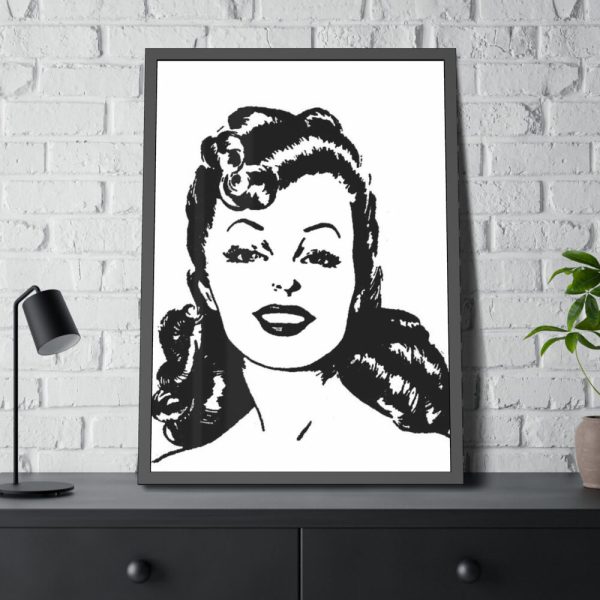 93831-135.jpg Gorgeous Women in Line Art Framed Poster