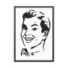 93831-140.jpg Man in Line Art Framed Poster