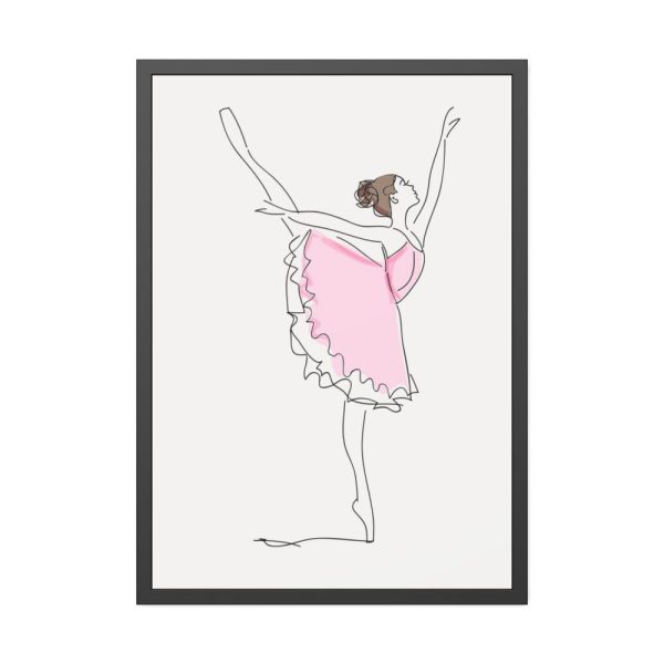 93831-152.jpg Ballerina in Pink Dress Framed Poster