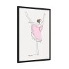 93831-153.jpg Ballerina in Pink Dress Framed Poster