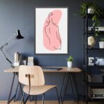 Feminine Line Art Framed Poster - Image 7
