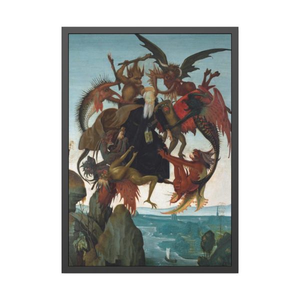 93831-176.jpg The Torment of Saint Anthony by Michelangelo Buonarroti Framed Poster