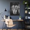 Lions in the Grass Framed Poster