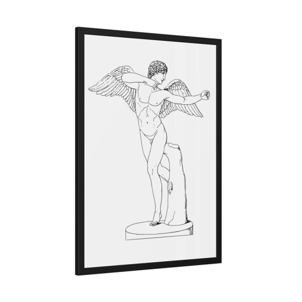 93831-193.jpg Men Angel Framed Poster