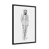 93831-201.jpg Astronaut in Space Suit Framed Poster