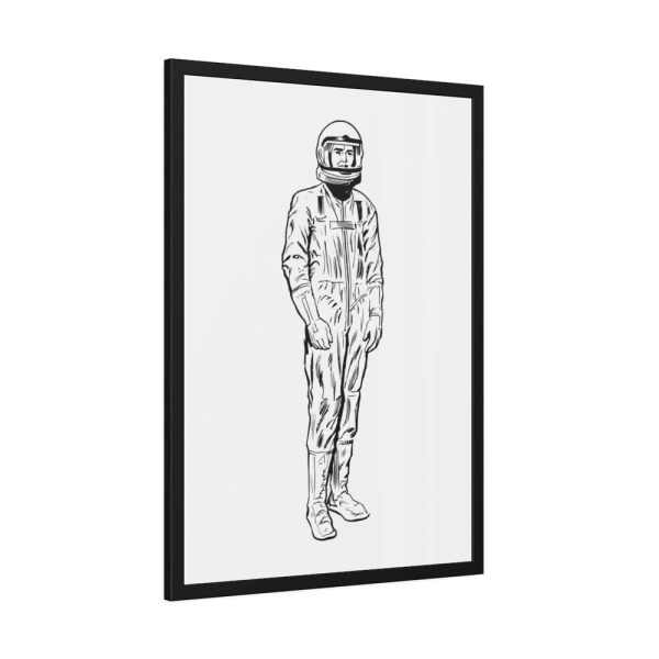 93831-201.jpg Astronaut in Space Suit Framed Poster