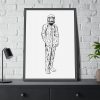 93831-203.jpg Astronaut in Space Suit Framed Poster