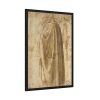 93831-209.jpg Three Standing Men in Wide Cloaks by Michelangelo Buonarroti Framed Poster