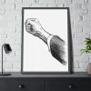 93831-251.jpg Punching Framed Poster