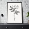 93831-255.jpg Rose Illustration Framed Poster