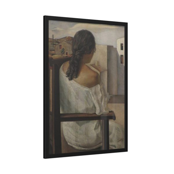 93831-261.jpg Girl from the Back by Salvador Dali Framed Poster