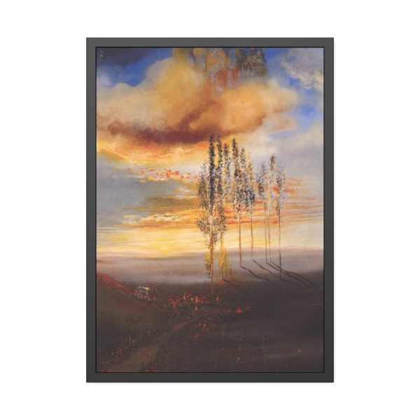 93831-268.jpg Gala's Castle at Pubol by Salvador Dali Framed Poster