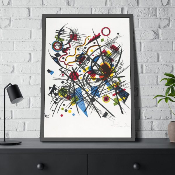 93831-27.jpg Lithographie fur die Vierte Bauhausmappe by Wassily Kandinsky Framed Poster