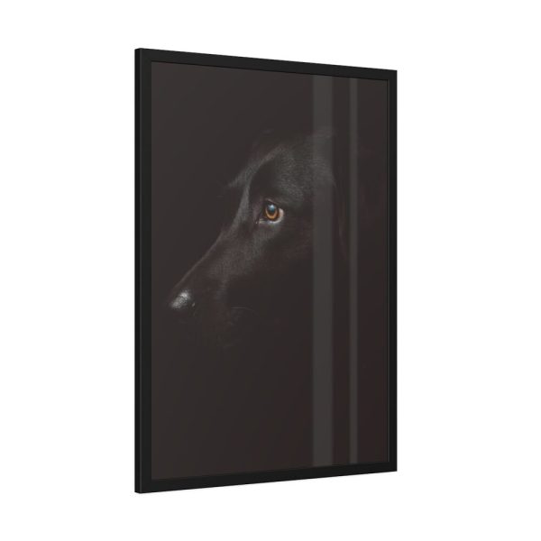 93831-277.jpg Black Labrador Retriever Dog Framed Poster