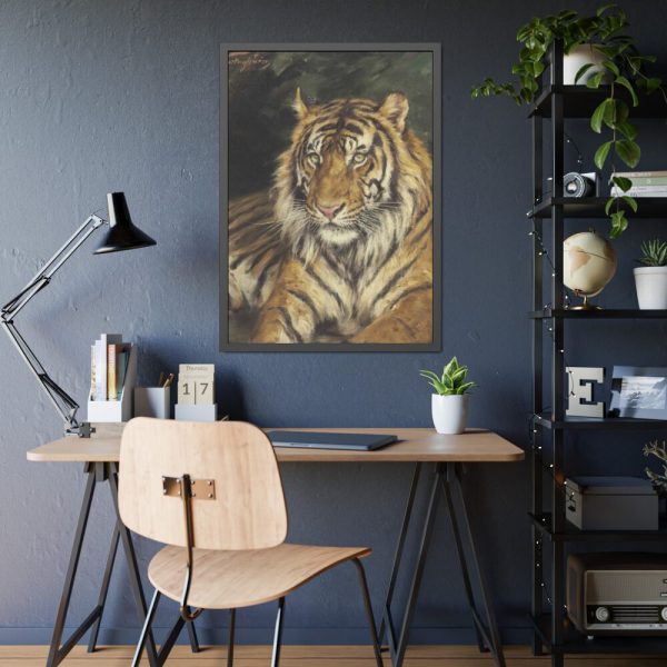 93831-282.jpg Tiger by Vastagh Géza Framed Poster