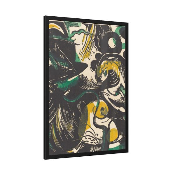 Genesis II by Franz Marc Framed Poster