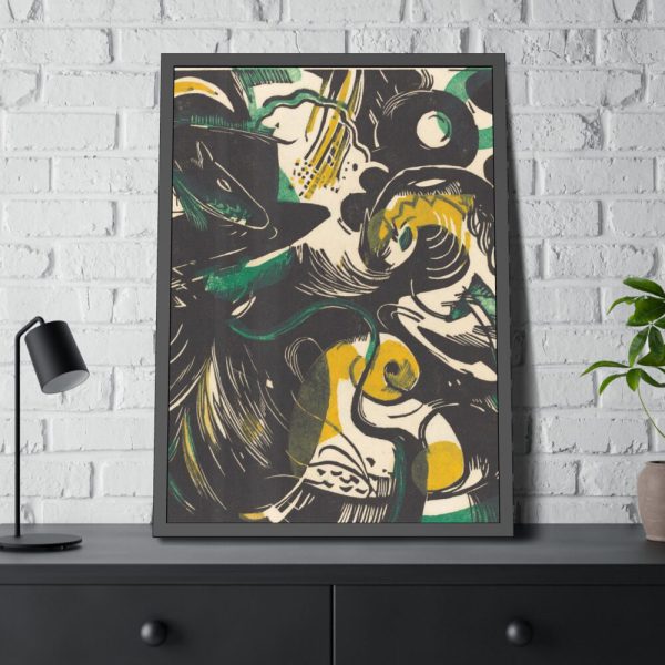 Genesis II by Franz Marc Framed Poster