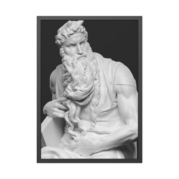 93831-324.jpg Moses by Michelangelo Buonarroti Framed Poster