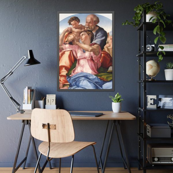 93831-338.jpg Doni Tondo by Michelangelo Buonarroti Framed Poster