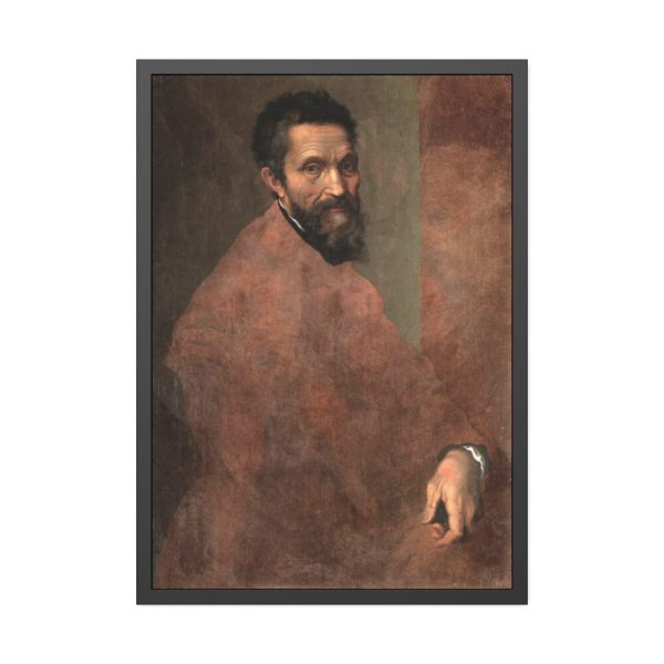 Portrait of Michelangelo Buonarroti Framed Poster
